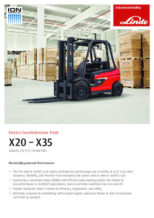 Električni viličari Linde X25
