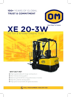 Električni viličari OM XE20 3W