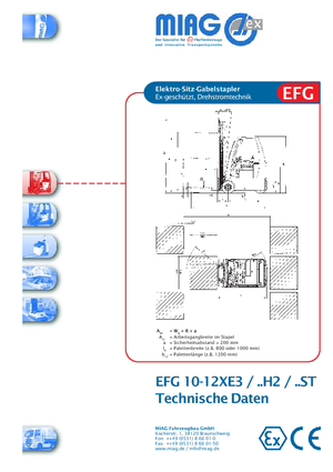 EX električni viličari zaštićeni od eksplozije Miag EFG 12 XE 3