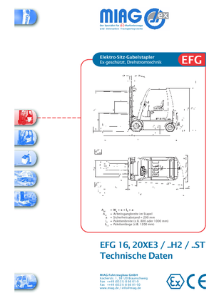 EX električni viličari zaštićeni od eksplozije Miag EFG 20 XE 3