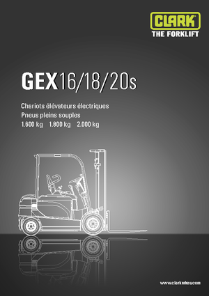 Električni viličari Clark GEX18