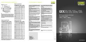 Električni viličari Clark GEX30 s