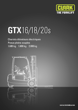 Električni viličari Clark GTX20 s