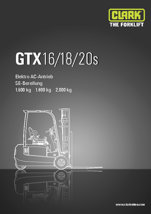 Električni viličari Clark GTX20 s