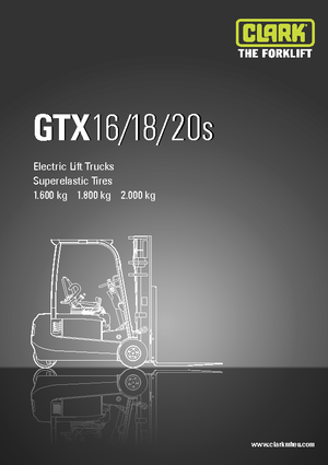Električni viličari Clark GTX20 s