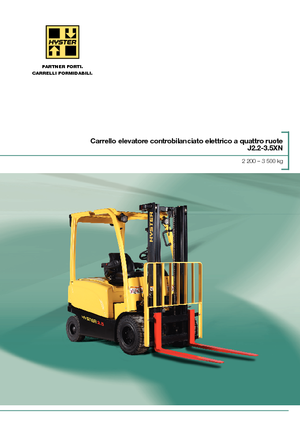 Električni viličari Hyster J3.0XN