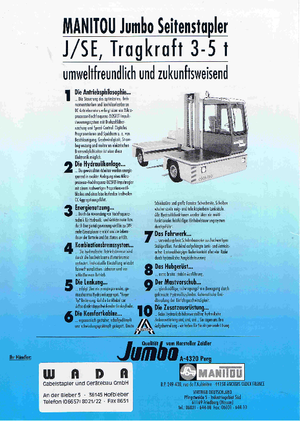 Viličari za neravne terene Jumbo J/SE 50