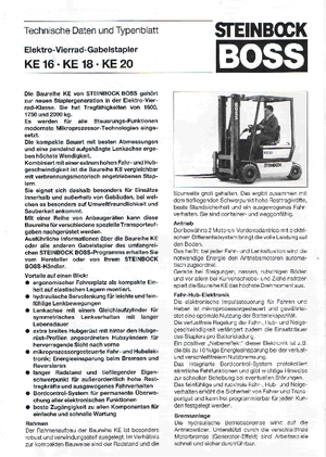 Električni viličari Steinbock KE 16-50