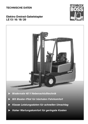 Električni viličari Steinbock LE 16-55
