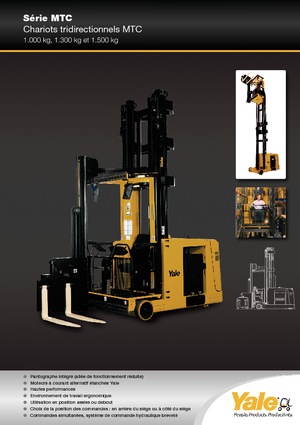 Električni bočni viličari Yale MTC13