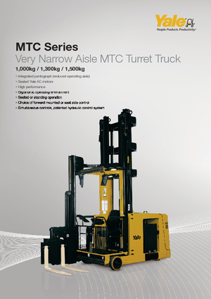 Električni bočni viličari Yale MTC13