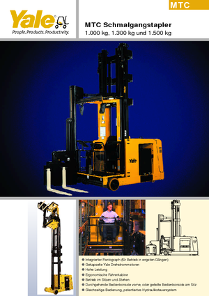 Električni bočni viličari Yale MTC 15 LW