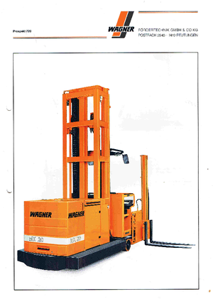 Električni bočni viličari Wagner MX 20 TE 3.900