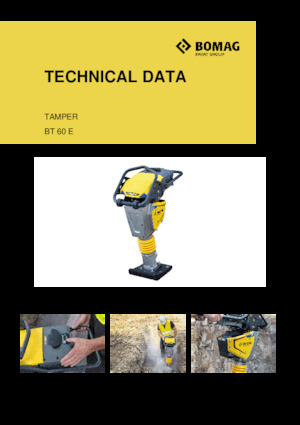 Električni nabijači Bomag BT 60 E 