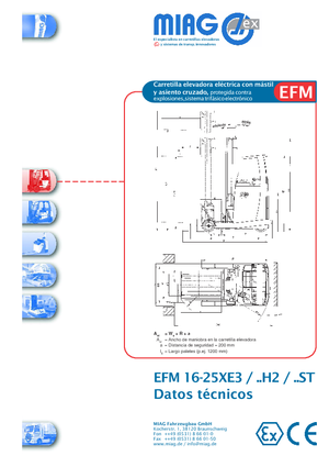 Električni viličari s pomičnim stupom otporni na eksploziju Miag EFM 20 XE 3