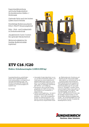 Pokretni kamioni Jungheinrich ETV C20