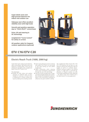 Pokretni kamioni Jungheinrich ETV C20
