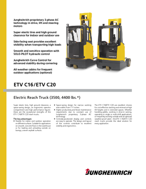 Pokretni kamioni Jungheinrich ETV C20