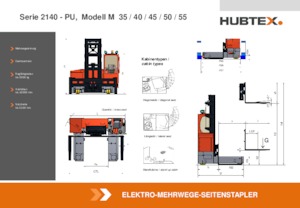 Električni bočni viličari Hubtex M 35