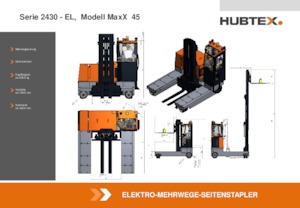 Električni bočni viličari Hubtex MaxX 45 EL