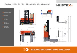 Električni bočni viličari Hubtex MQ 30