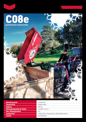 Električni damperi gusjeničari Yanmar C08e