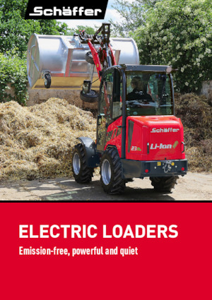 Električni utovarivač na kotačima Schäffer 16e