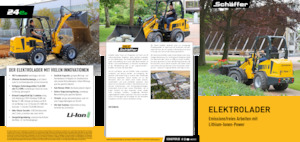 Električni utovarivač na kotačima Schäffer 24e