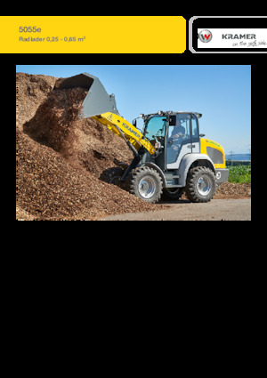 Električni utovarivač na kotačima Kramer 5055 e