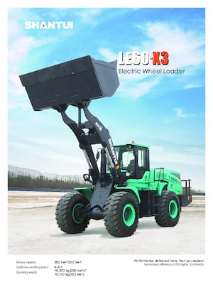 Električni utovarivač na kotačima Shantui LE60-X3