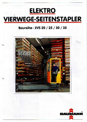 Električni višesmjerni viličari Baumann EVS 30/14/33