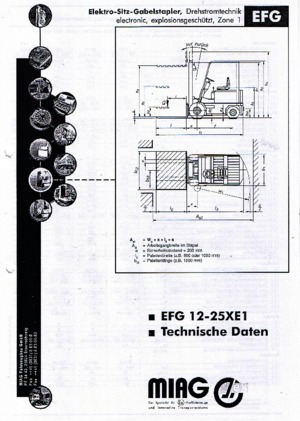 EX električni viličari zaštićeni od eksplozije Miag EFG 25 XE 1