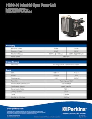 Motori Perkins 1104C-44