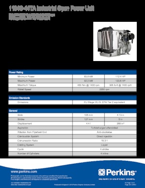 Motori Perkins 1104C-44TA