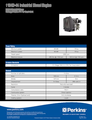 Motori Perkins 1104D-44