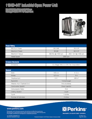 Motori Perkins 1104D-44T