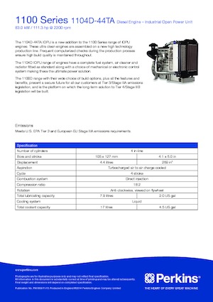 Motori Perkins 1104D-44TA