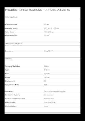 Motori Perkins 1206EA-E70TTA