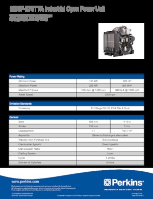 Motori Perkins 1206F-E70TTA