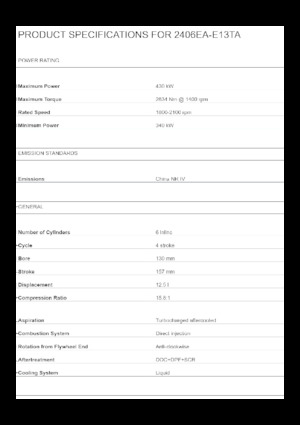 Motori Perkins 2406EA-E13TA