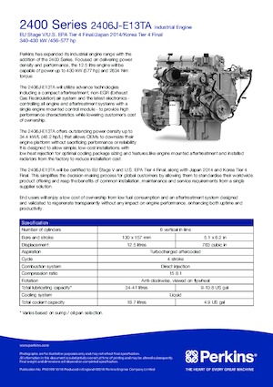 Motori Perkins 2406J-E13TA