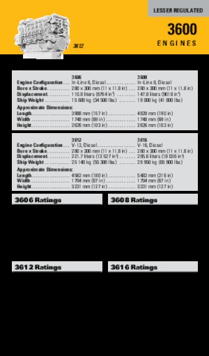 Motori Caterpillar 3606