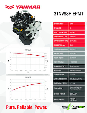 Motori Yanmar 3TNV88F-EPMT