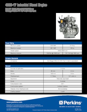 Motori Perkins 403D-17