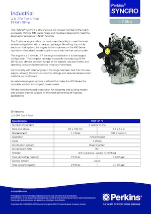 Motori Perkins 403F-E17T