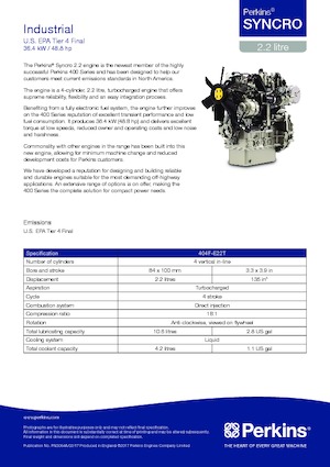 Motori Perkins 404F-E22T