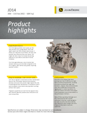 Motori John Deere Construction 6136CI440