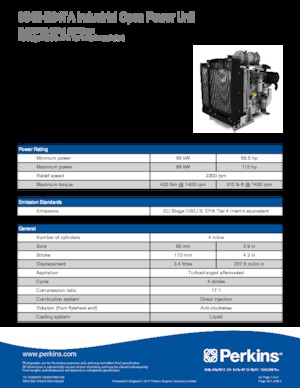 Motori Perkins 854E-E34TA