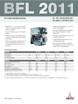 Motori Deutz BF 4 L 2011