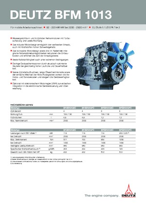 Motori Deutz BF 4 M 1013 EC